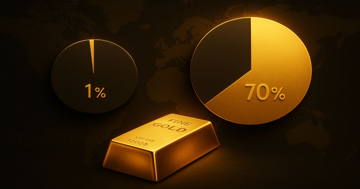 국가별 외환보유액과 금 보유량 현황: 한국은 왜 1%대에 그칠까?