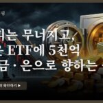 오늘의 금값, 코스피 2% 급락 속 KRX 금 20.4만원 조정