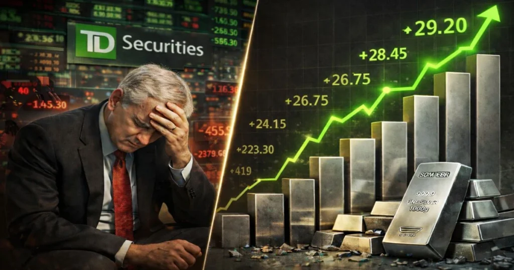 銀ショートポジションの精算と上昇する銀価格のチャートイメージ